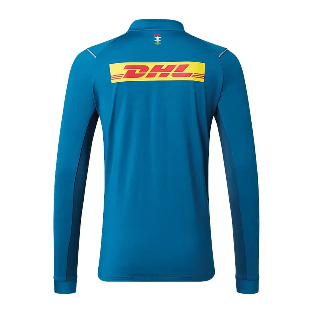 2022-2023 Harlequins Match Day Quarter Zip Mid Layer (Ink Blue)