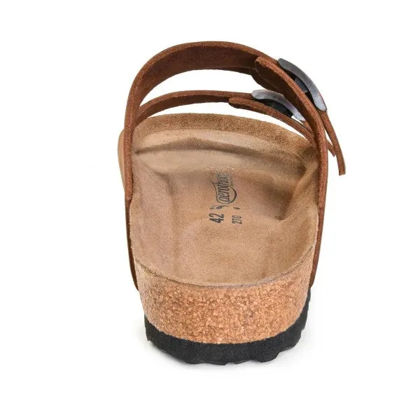 AEROTHOTIC AHARON DUAL STRAP SLIDE SANDALS FOR MEN