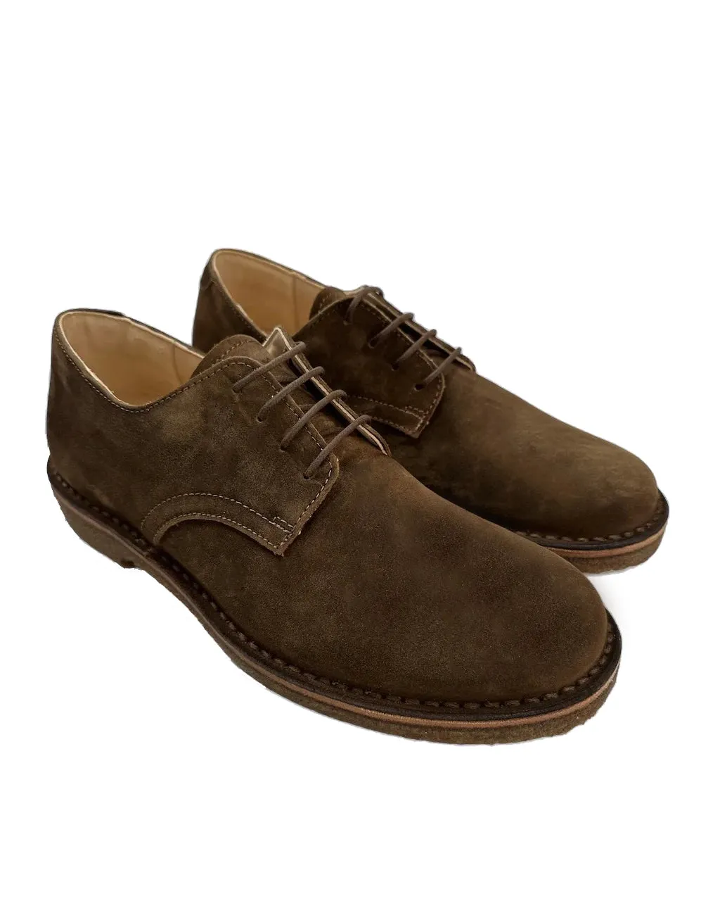 Astorflex Redflex Suede Derby Shoe - KHAKI