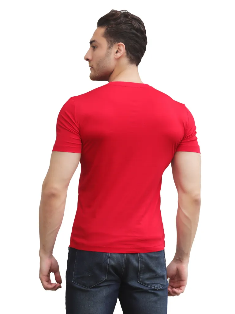 BLACKTREE RED LATOALPS DESIGN T-SHIRT.