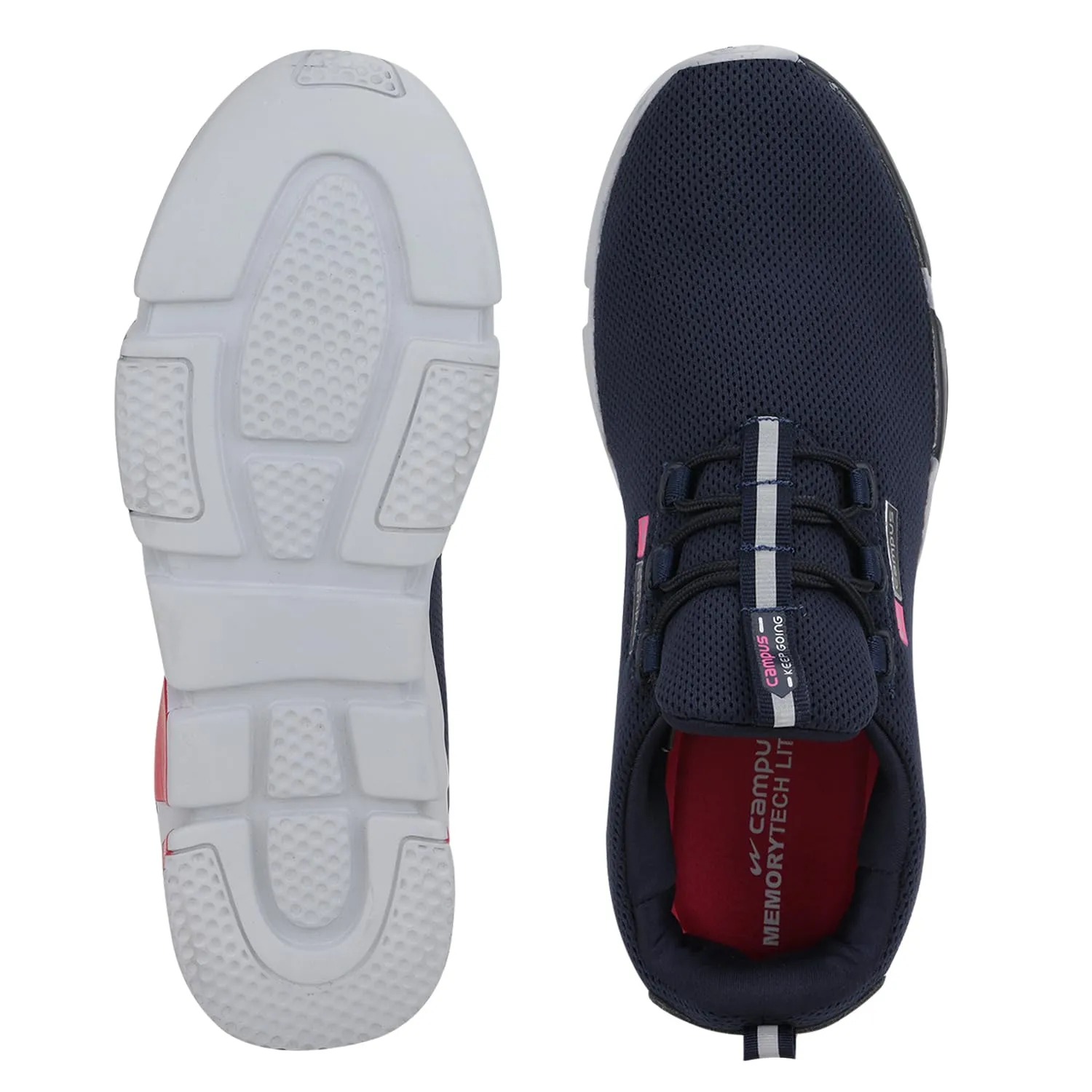 Campus Women's Alexa Navy/Pink Running Shoes - 4UK 5G-663