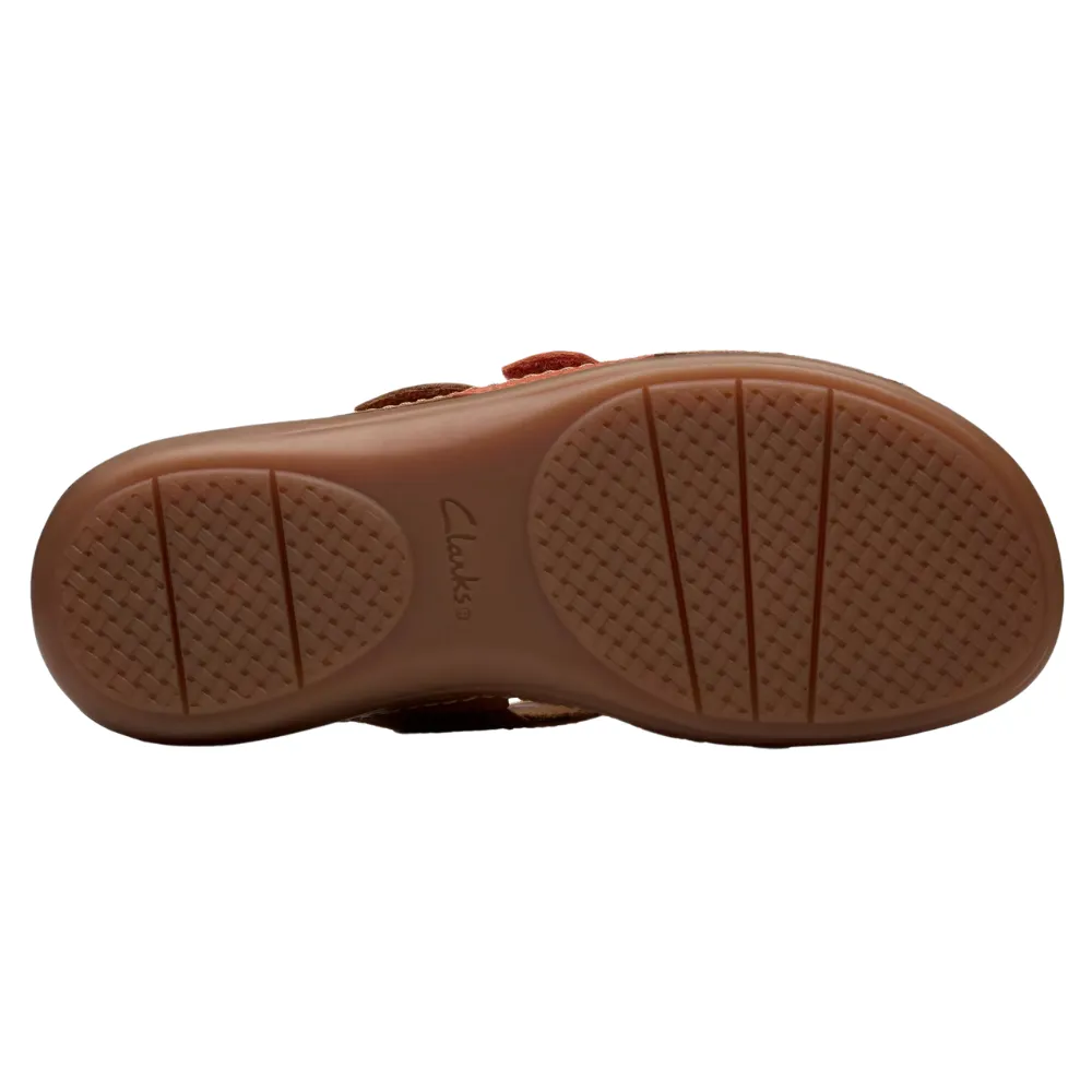 Clarks Cecily Slide Tan Combination Sandal (Women's)