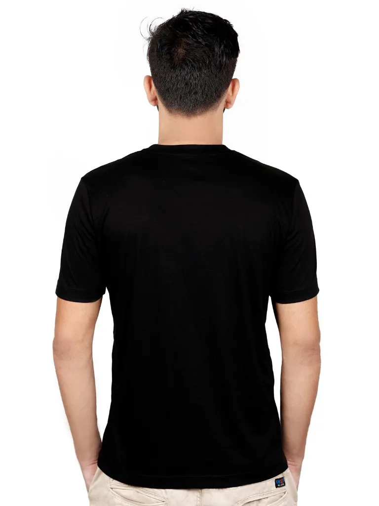 DIGITAL BLACK LATOALPS DESIGN T-SHIRT.