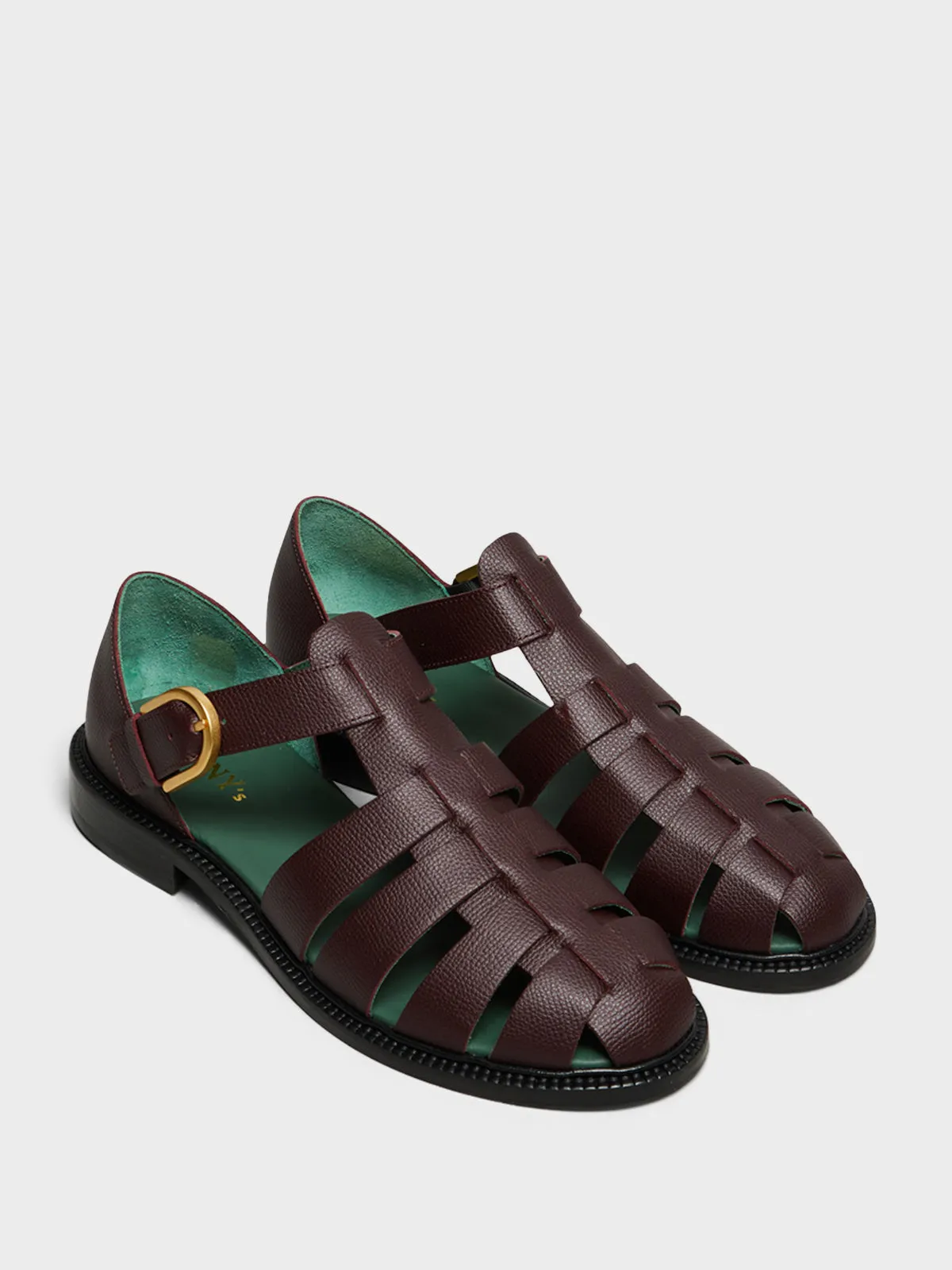 Fisherman Sandal in Burgundy