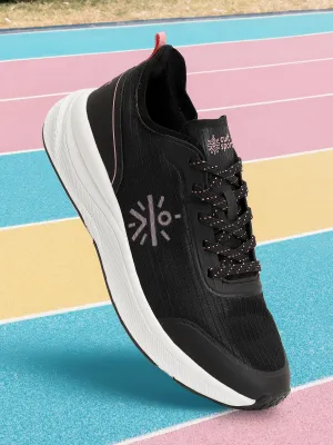 Flamingo Women Running Shoes - Black