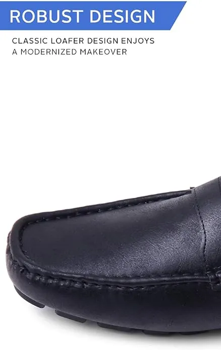 Gallery Seven Men’s Shaded Smart Penny Loafer  Color Black Size 9.5