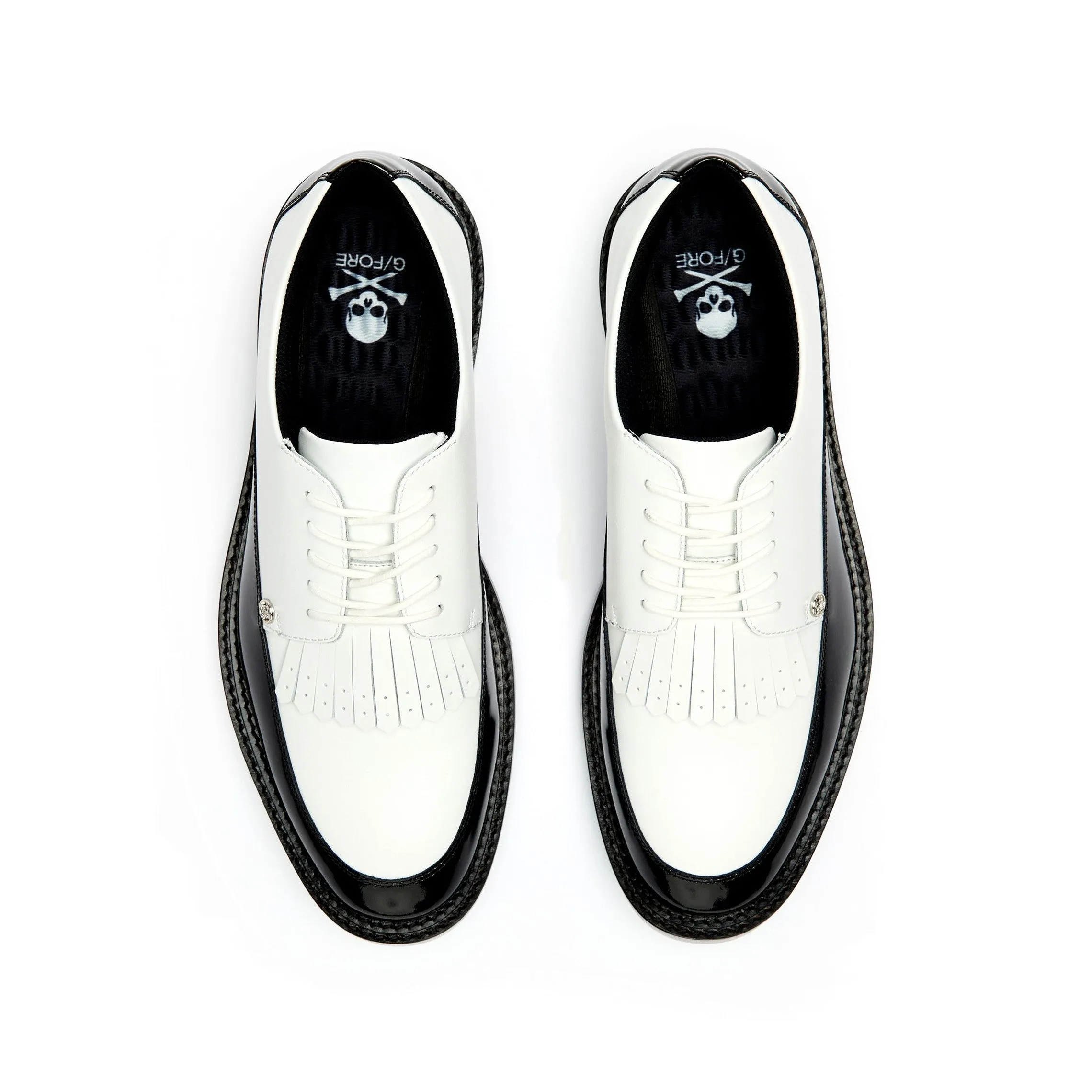 G/FORE Gallivanter Pebble Leather Derby Golf Shoes