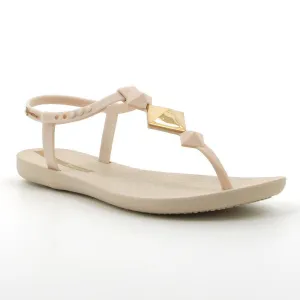 Ipanema Thong Sandals - Beige/Gold