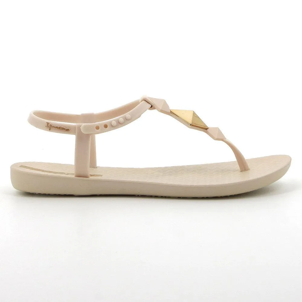 Ipanema Thong Sandals - Beige/Gold