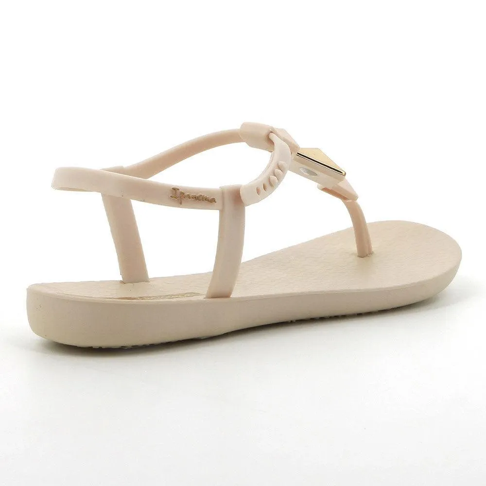 Ipanema Thong Sandals - Beige/Gold