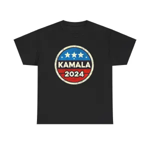 Kamala 2024 President T-Shirt Unisex Heavy Cotton Tee