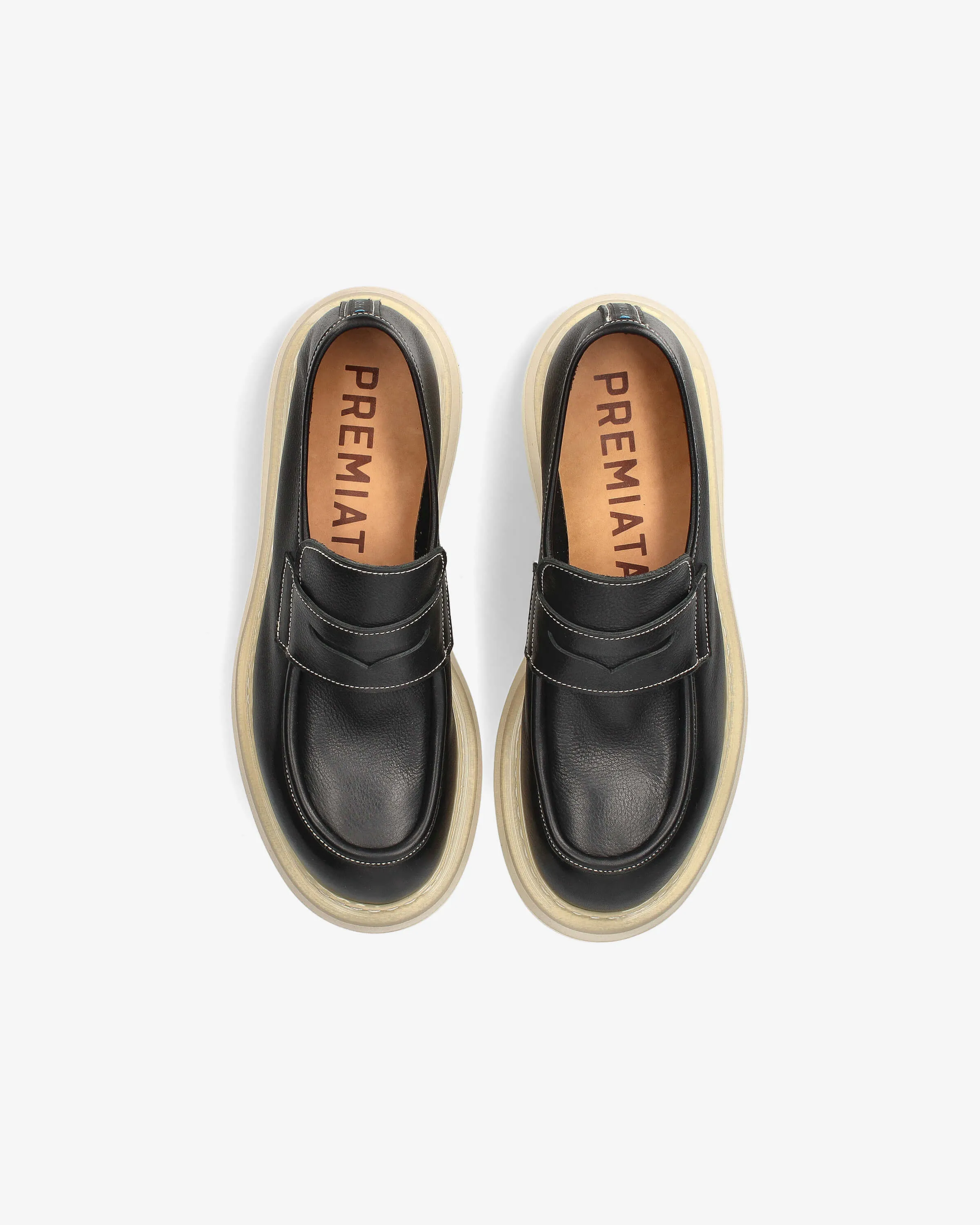 Loafer Over Cal 32161B Calfskin Leather