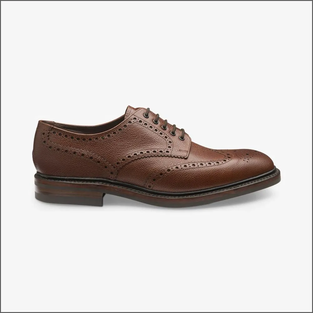 Loake Badminton Dark Brown Premium Brogue@