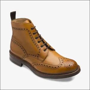 Loake Bedale Tan Brogue Boots@