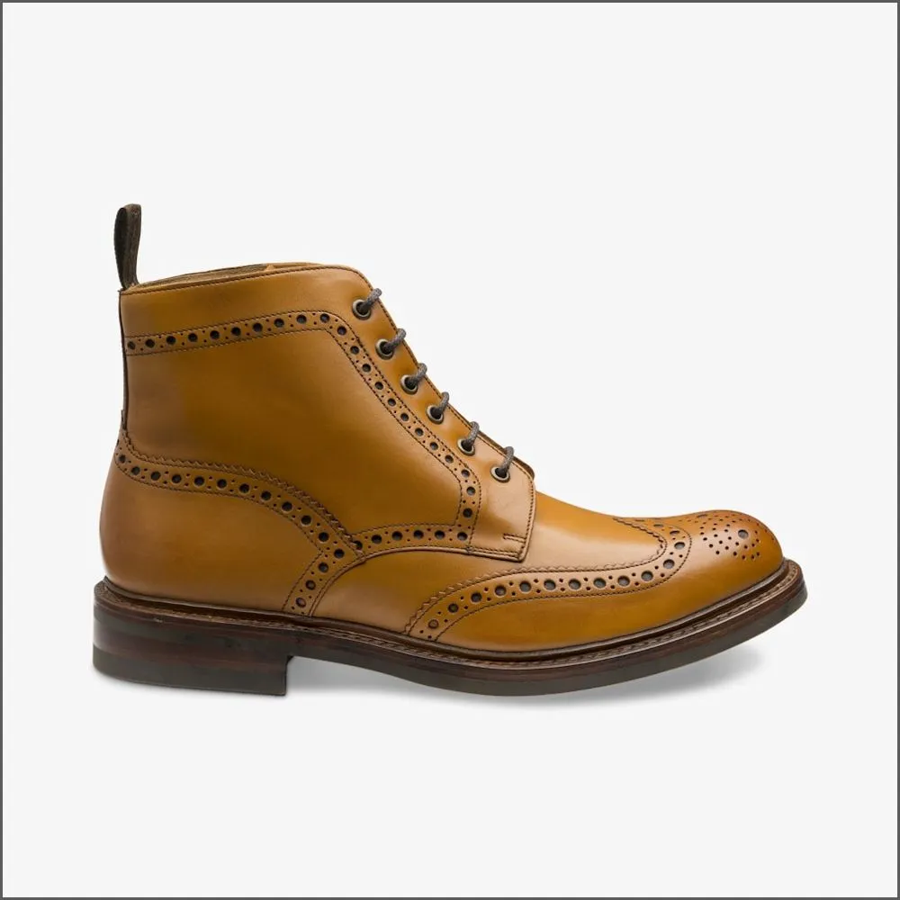 Loake Bedale Tan Brogue Boots@