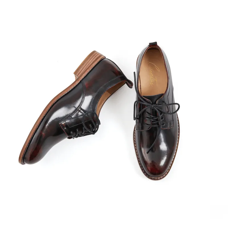 Maureen Classic Derby in Cow Leather
