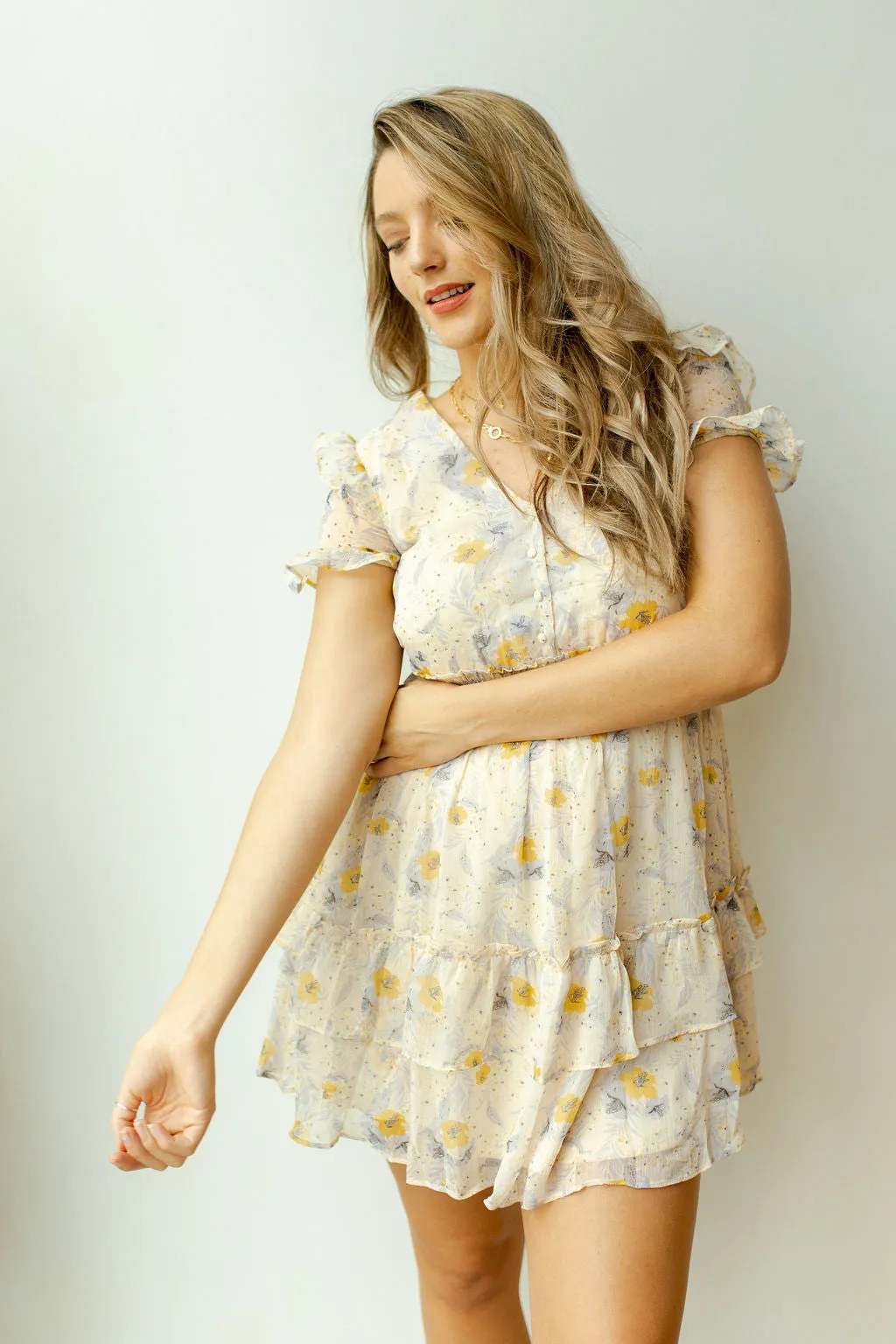 moonlit floral dress