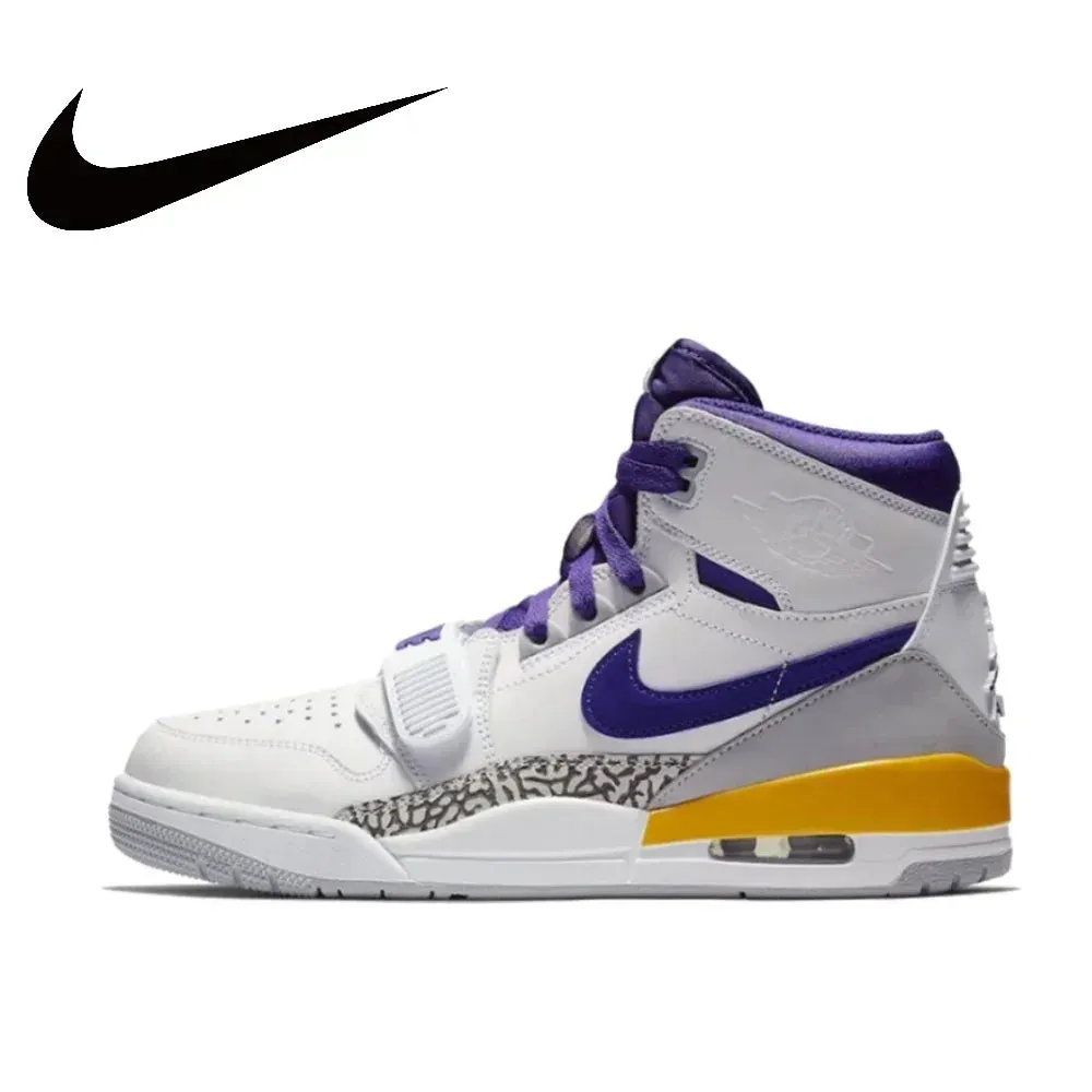 Nike Jordan Legacy 312 High-Top Retro Basketball Shoes – Men's Shock-Absorbing, Slip-Resistant Sneakers for Superior Performance & Style