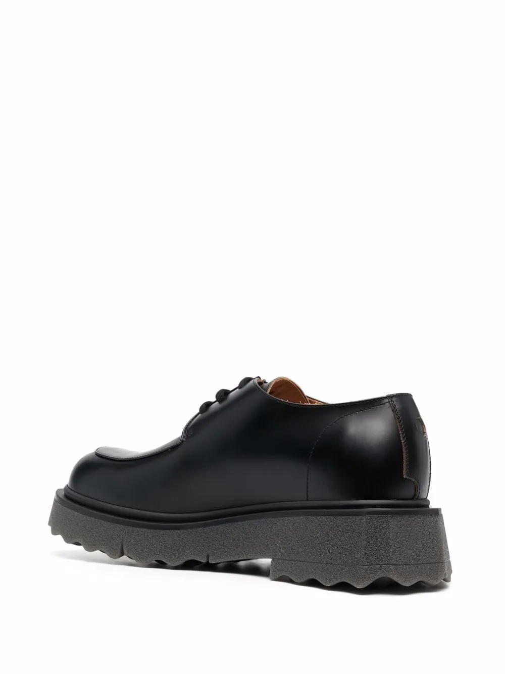 OFF-WHITE Sponge Sole Derby Shoes Black