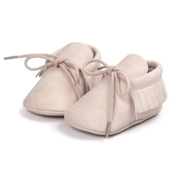 PU Leather Moccasins 0-18M