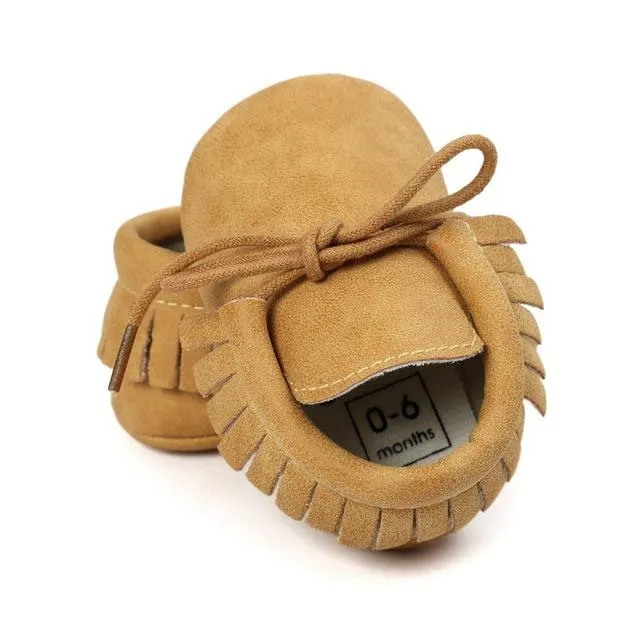 PU Leather Moccasins 0-18M