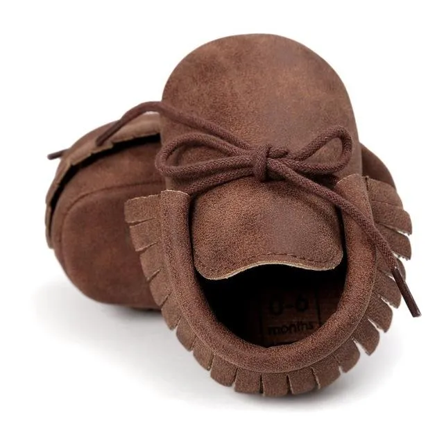 PU Leather Moccasins 0-18M