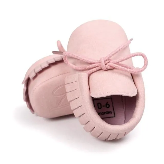 PU Leather Moccasins 0-18M