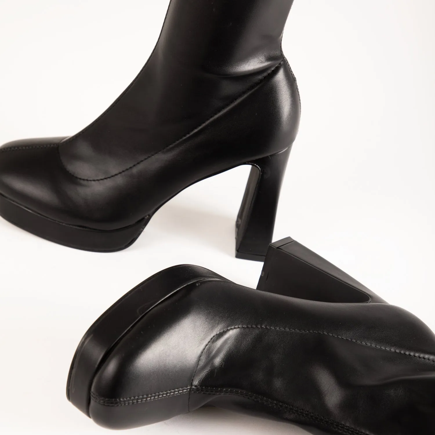 RAID Wide Fit Flynn Platform Ankle Boot