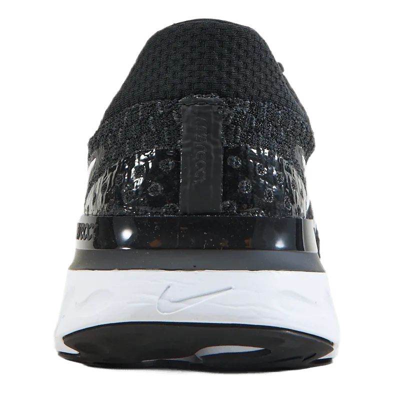 React Infinity Run Flyknit 3 Men's Road Running Shoes BLACK/WHITE