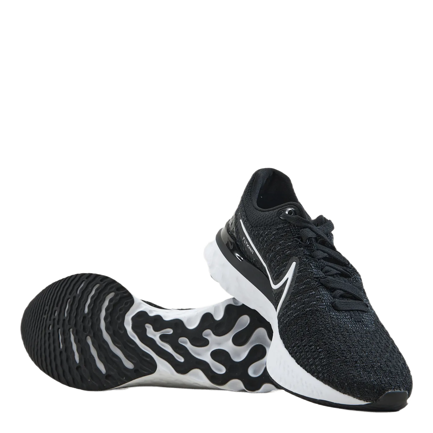 React Infinity Run Flyknit 3 Men's Road Running Shoes BLACK/WHITE