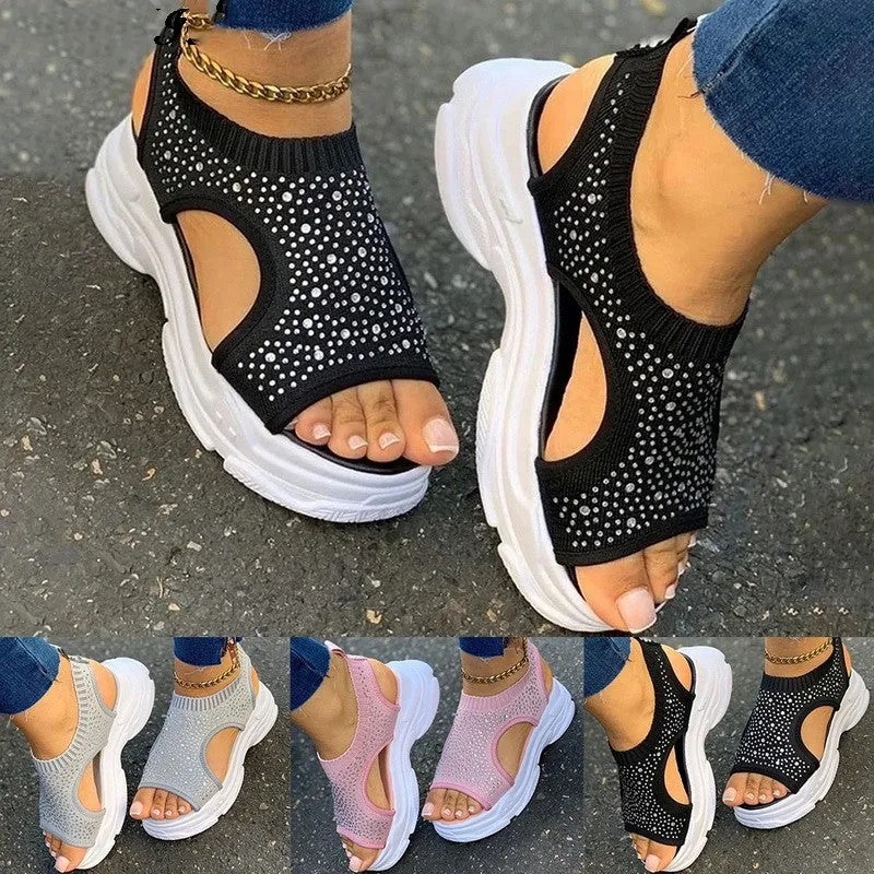 Rhinestone Sandals