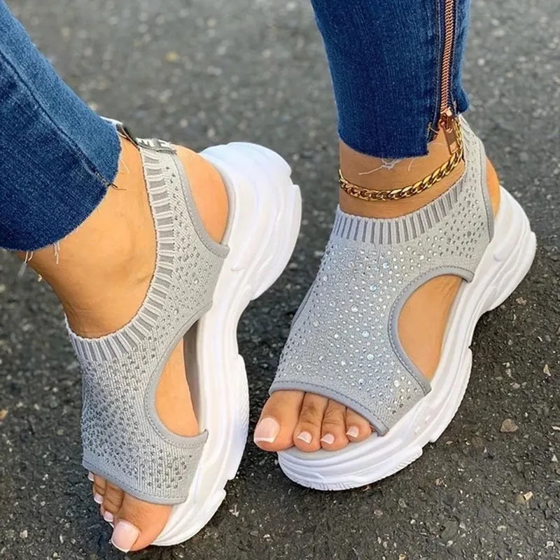 Rhinestone Sandals