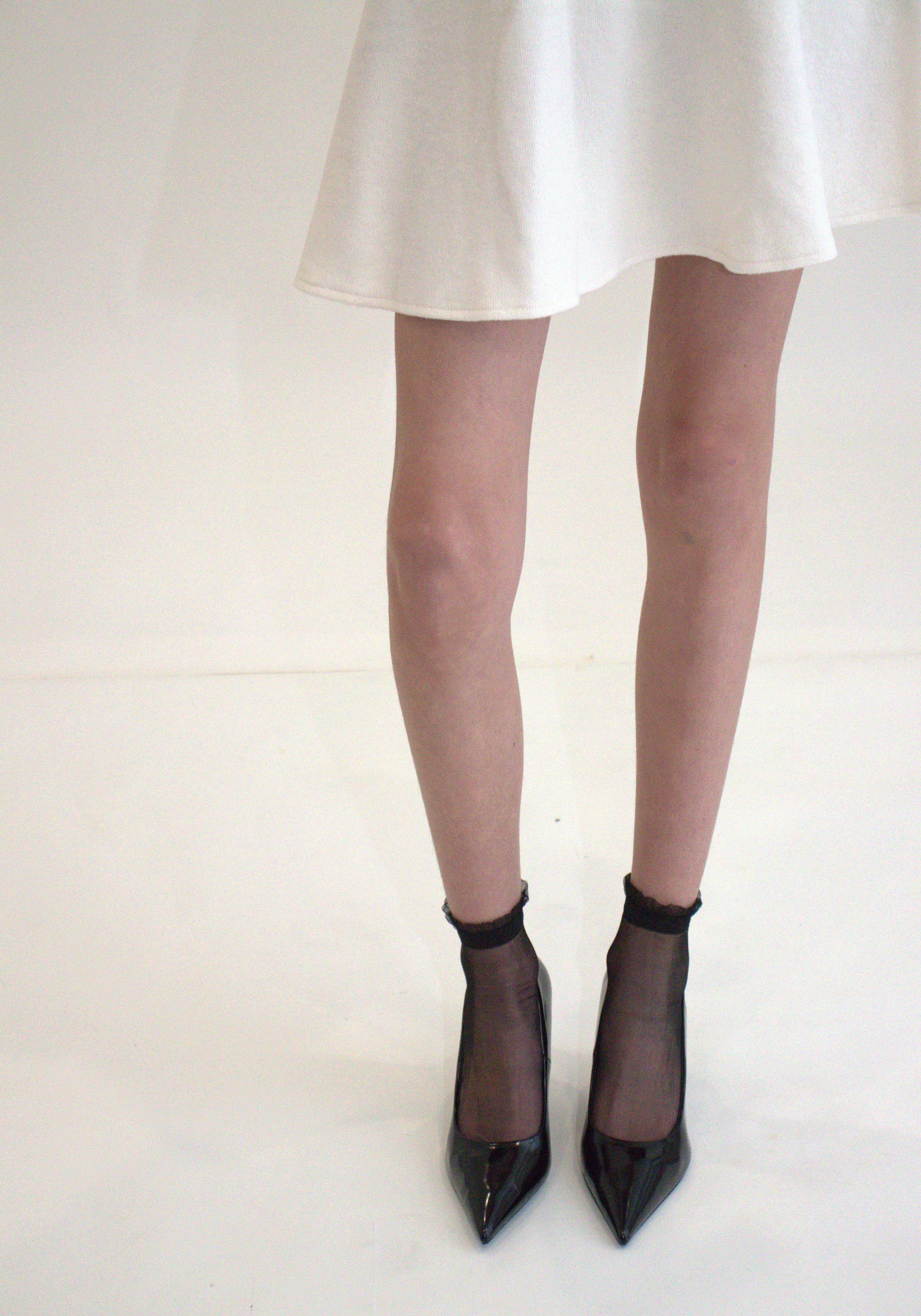 Shine - Noir - La chaussette femme en voile ultra-résistant