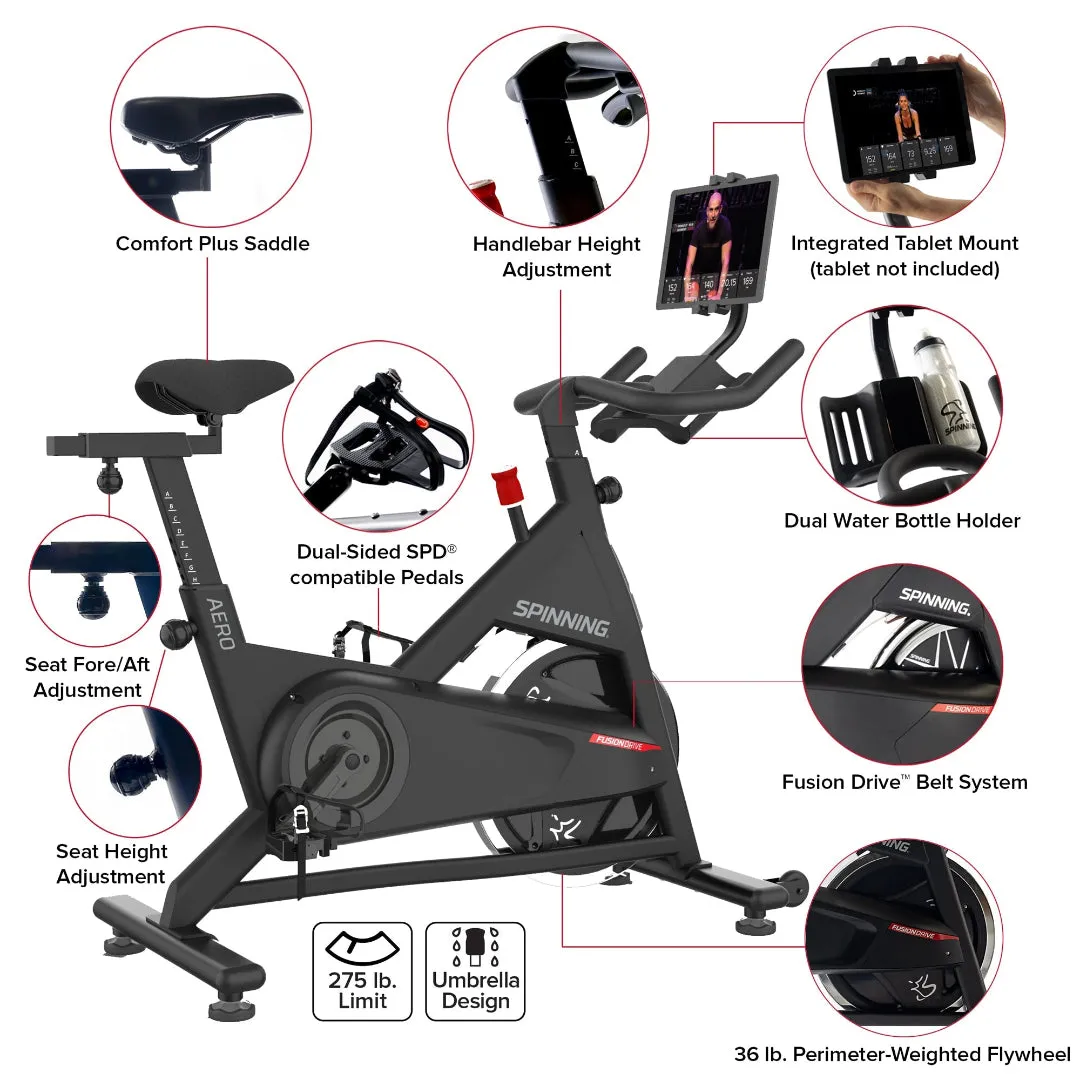 Spinning Aero Connected Home Spinner Bike