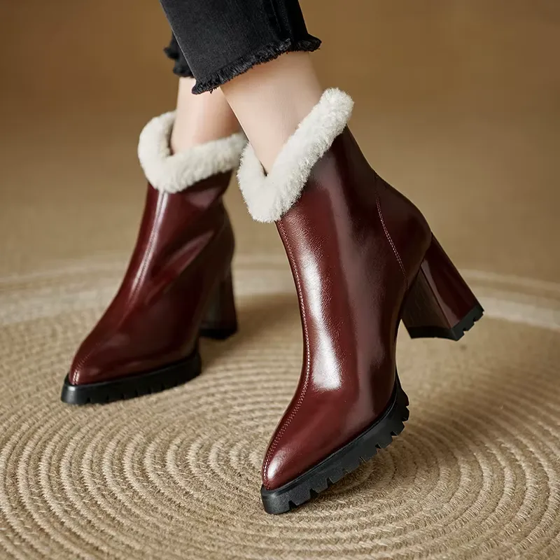USS Shoes Oriana Women's Winter News Ankle Boots