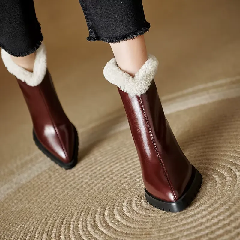 USS Shoes Oriana Women's Winter News Ankle Boots