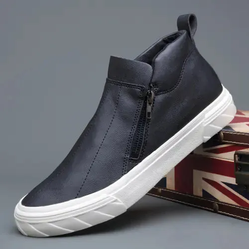 Vulcanized Leather Loafers