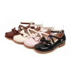 Women's  Flats Shoes with Bowtie
